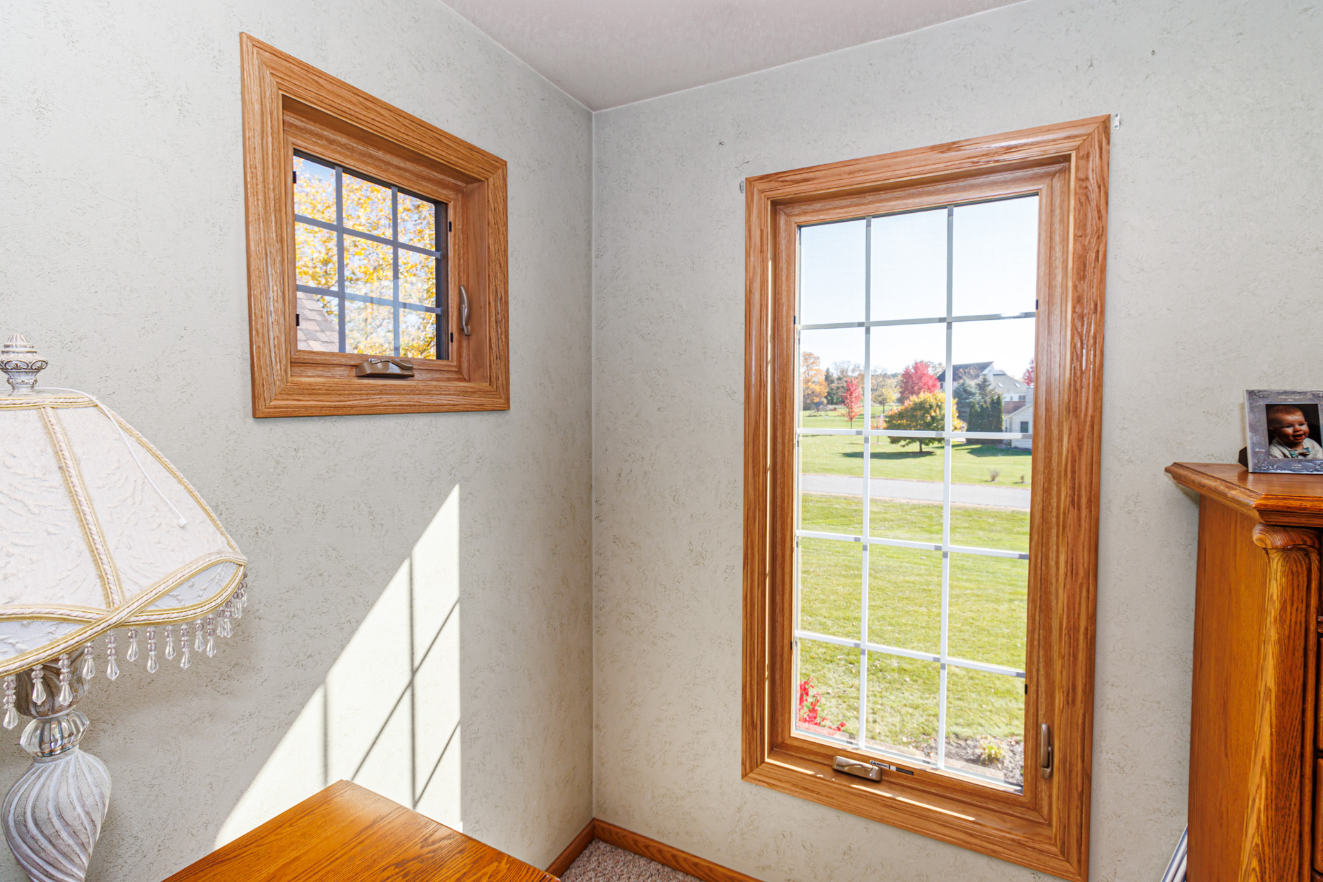 Great Lakes Casement Windows with Wood-Grain Interior